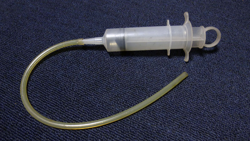a syringe